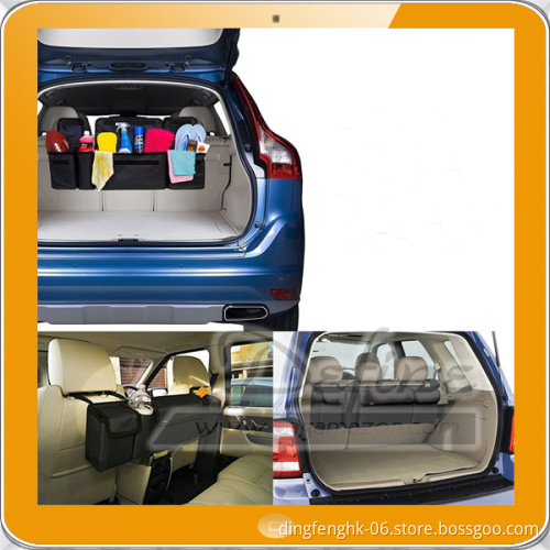 Foldable Trunk Organizer Adjustable Backseat Storage Bag